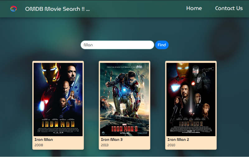 Online Movie Search App