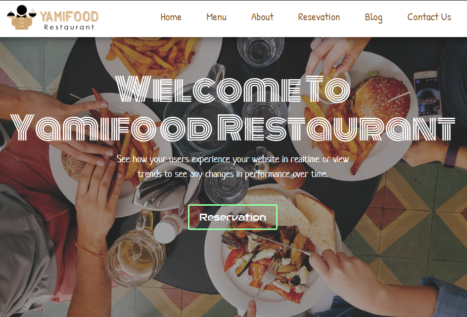 Demo Restaurant App